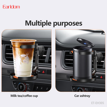 Earldom Air Vent Clip Car Cup Rack Black ET-EH305