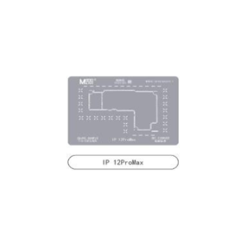 Silver BGA Reballing Stencil Template For 12PM