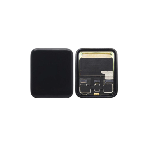 Black smartwatch replacement screen front and back for GSM part distribution