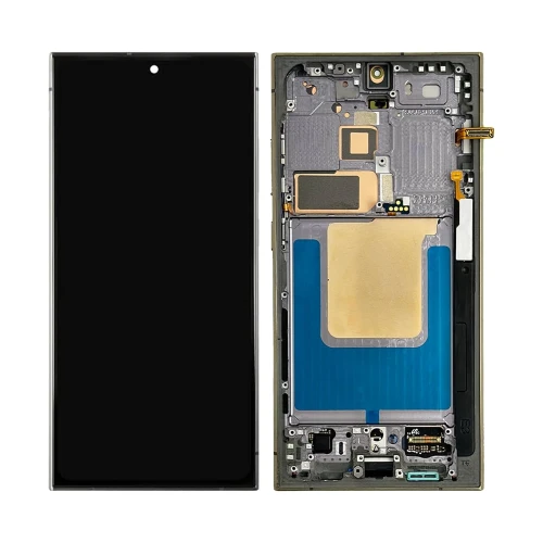OLED (Avec châssis) ECRAN LCD SAMSUNG GALAXY S24 ULTRA 5G (S928U) Titane Noir (noir / bleu / vert)