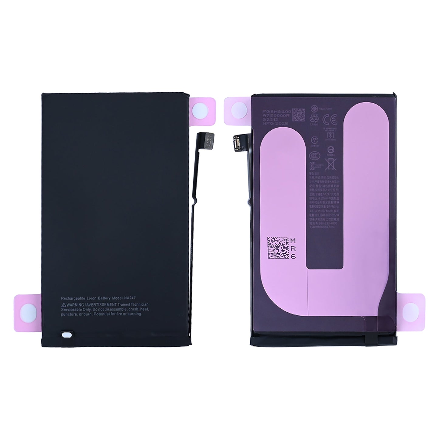 Puce TI + Batterie haute capacité / (EM) pour iPhone 16 Plus