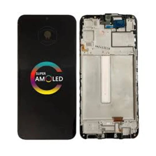 INCELL (Avec châssis) Écran LCD Samsung Galaxy A25 5G (A256B) Noir courageux