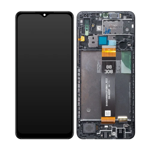 ORIGINAL (Avec châssis) Écran LCD Samsung Galaxy A02 (A022F) Noir