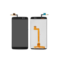 Écran LCD + écran tactile + Cadre Compatible (6055Y 6055K) Alcatel OneTouch Idol 4 (OT-6055) Argent