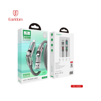 Câble de données multiple 6 en 1 Earldom 60 W Noir IC03