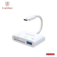 Adaptateur Earldom 8 broches vers USB-C OTG OT100 Blanc