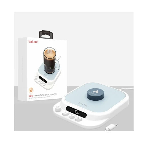 Earldom USB-C Thermostatic Heating Coaster ET-C05