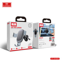 Support de téléphone de voiture Earldom Air Vent Design Gravity, noir EH203