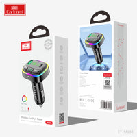 Lecteur MP3 sans fil pour voiture Earldom 3.1A Noir M104