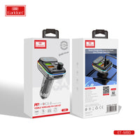 Kit mains libres sans fil FM Earldom Visible pour voiture Clear M80