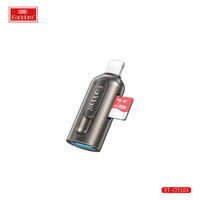 Lecteur de cartes USB-C Earldom (Plug and Play) Gris