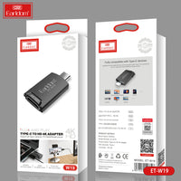 Adaptateur Earldom Type-C vers HD 4K 4HD Argent W19