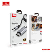 Adaptateur Earldom HDTV vers USB-C 4K Noir W34