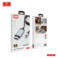 Adaptateur Earldom HDTV vers 8 broches 4K Noir W35