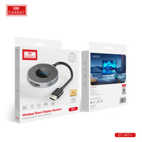 Récepteur d'affichage sans fil Earldom noir HDMI W7+