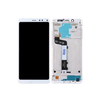 Original Avec châssis Écran Complet LCD Blanc Xiaomi Redmi Note 5 (IND)