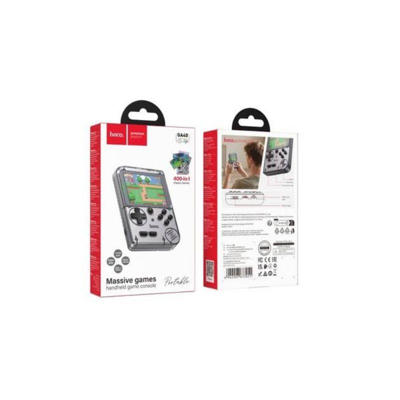 Hoco GA40 Brilliant vertical screen handheld game console - gray