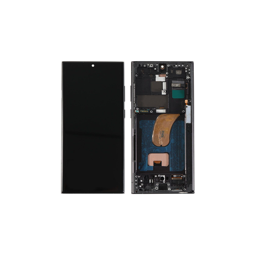 INCELL (Avec châssis) ECRAN LCD S23 ULTRA 5G (S918U) Phantom Noir