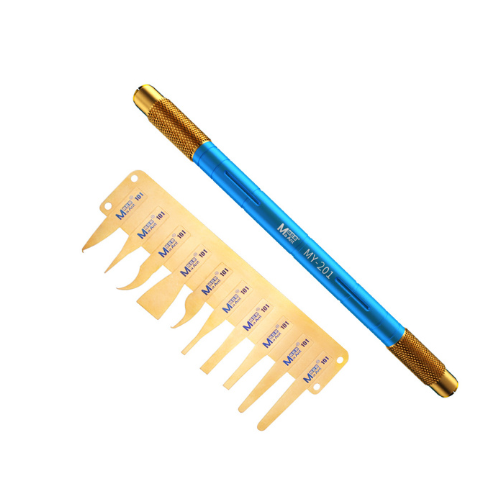 Lames ultra-minces en acier inoxydable MaAnt pour enlever la colle