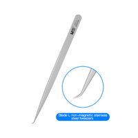 Pince à épiler MaANT Battle Blade-D en acier inoxydable non magnétique