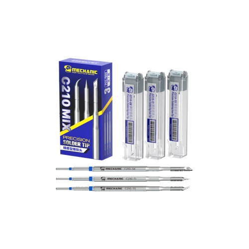 Mechanic Precision Soldering Tip Set C210 Mix
