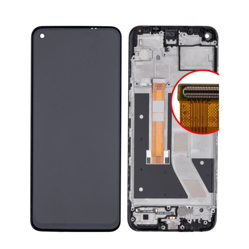Écran LCD + écran tactile + Cadre - 1001100040/1001100039 - OnePlus Nord N100 Noir