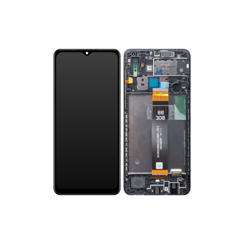ORIGINAL (Avec châssis) Écran LCD Samsung Galaxy A02 (A022F) Noir