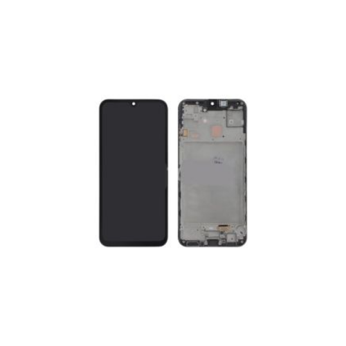 ORIGINAL (Avec châssis) Écran LCD Noir Samsung Galaxy A20S (A207F)