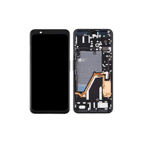ORIGINAL Démonte (Avec châssis) ÉCRAN LCD GOOGLE PIXEL 4XL Noir