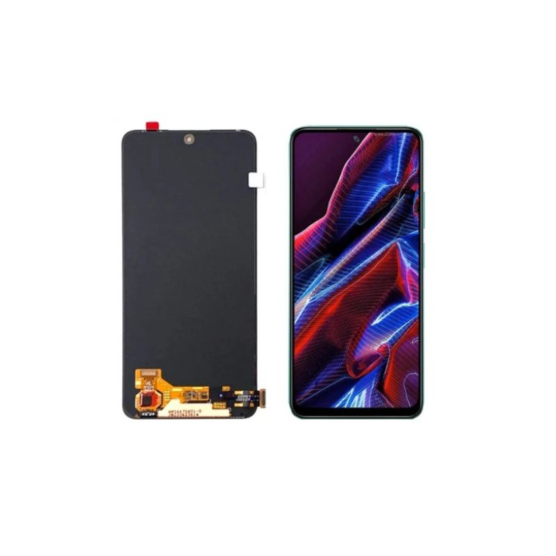 ORIGINAL (Avec châssis) ÉCRAN LCD POCO X5 5G Noir