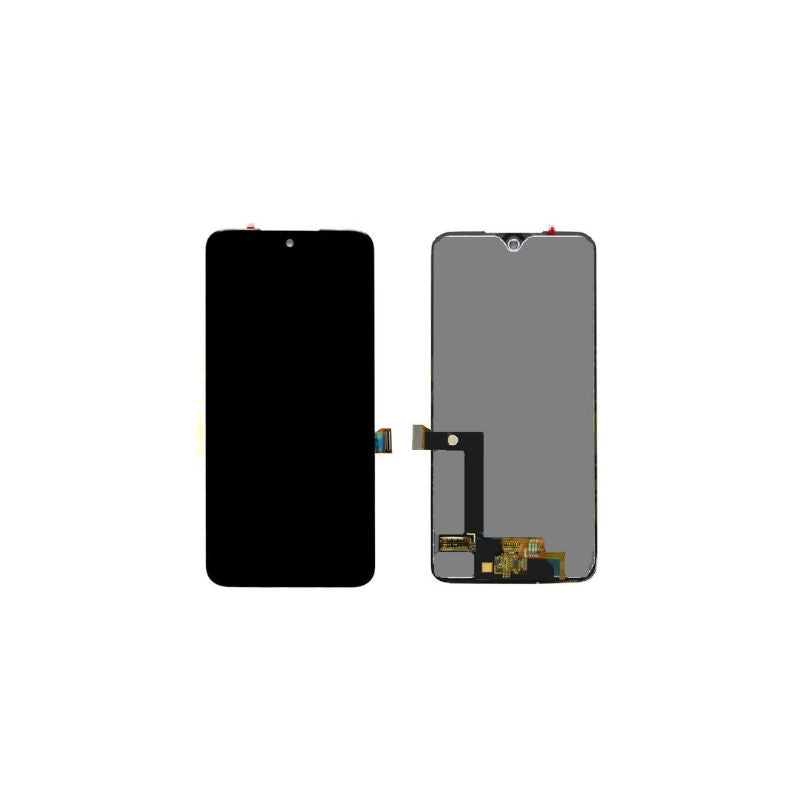 ORIGINAL (Sans châssis) ÉCRAN LCD Motorola G7 Plus (2019) Noir/Indigo