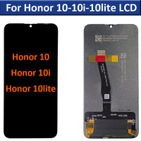 ORIGINAL (Sans châssis) Ecran LCD NOIR HONOR 10 LITE/10i