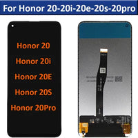 ORIGINAL (Sans châssis) Ecran LCD NOIR HONOR 20 LITE/20i/20e
