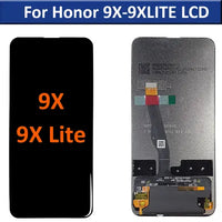 ORIGINAL (Sans châssis) Écran LCD NOIR HONOR 9X