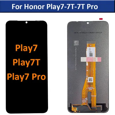 ORIGINAL (Sans châssis) Écran LCD NOIR HONOR PLAY 7T 5G 5G