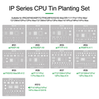 Kit de pochoirs en acier intégré pour processeur Relife série IP6-14/9 pièces (RL-044)