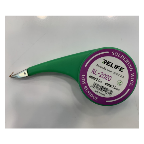 Relife soldering wick(L 2.0M. W:2.0MM) RL-2020