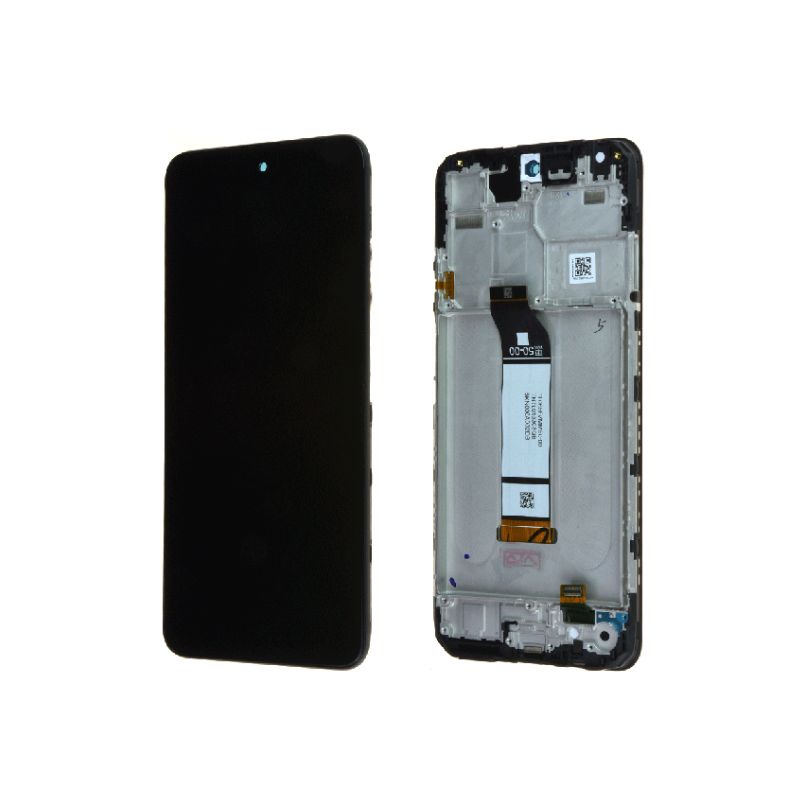Service Pack (Avec châssis) Écran Complet LCD Redmi Note 10T 5G (IND) Noir