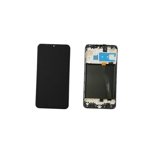 SERVICE PACK (Avec châssis) Écran LCD Noir Samsung Galaxy A10 (A105) (F)