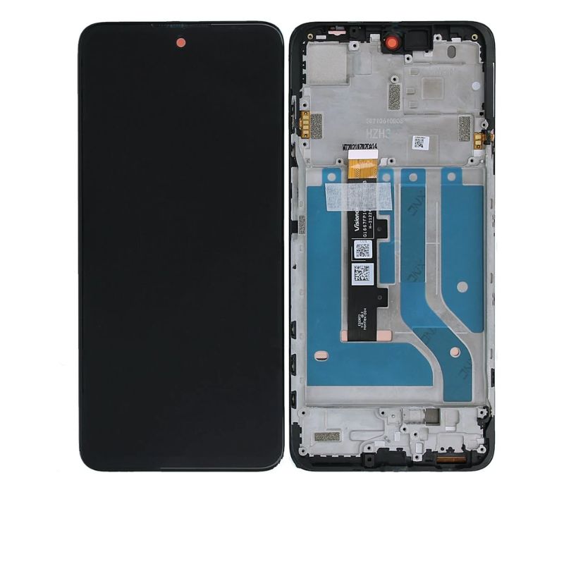 SERVICE PACK (Avec châssis) ÉCRAN LCD Motorola edge 20 Lite 5G (2021)/edge 20 Fusion 5G (2021) Noir/Graphite électrique