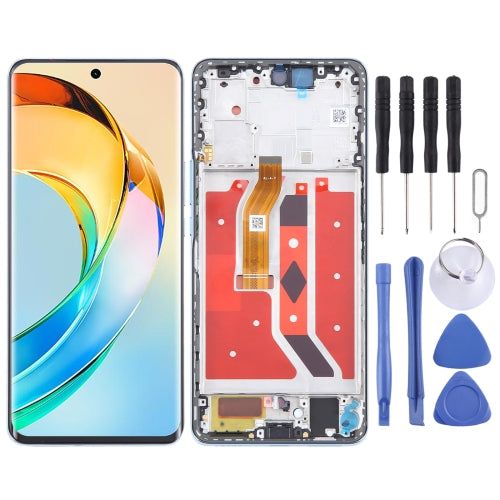 ORIGINAL (Avec châssis) Ecran LCD HONOR X50 5G NOIR