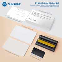 Ensemble d'autocollants pour imprimante photo Sunshine Sunshine (c1)