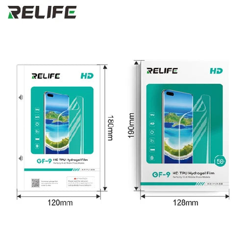 RELIFE TPU Hydrogel Film GF-9
 Without recharge code