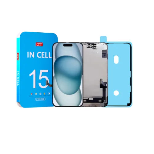 ZY INCELL FHD 1080P - 120 Hz (LTPS) ÉCRAN LCD IPHONE  15 Noir