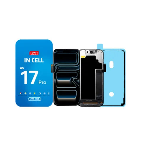 ZY INCELL FHD 1080P - 120 Hz (LTPS) ÉCRAN LCD IPHONE 17 PRO NOIR