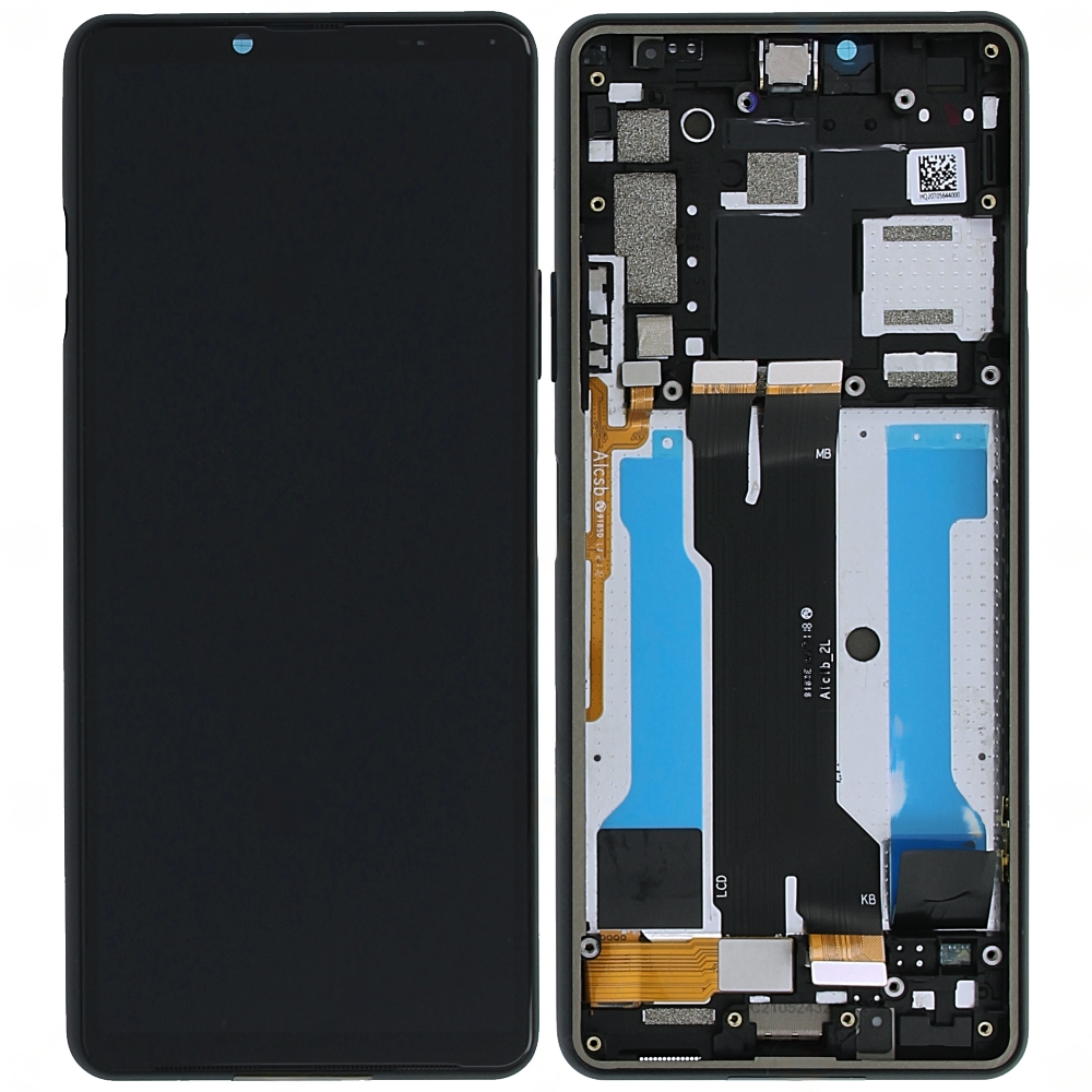 Écran LCD + écran tactile + cadre - A5034092A/A5034092B - Sony Xperia 10 III (XQ-BT52) Noir