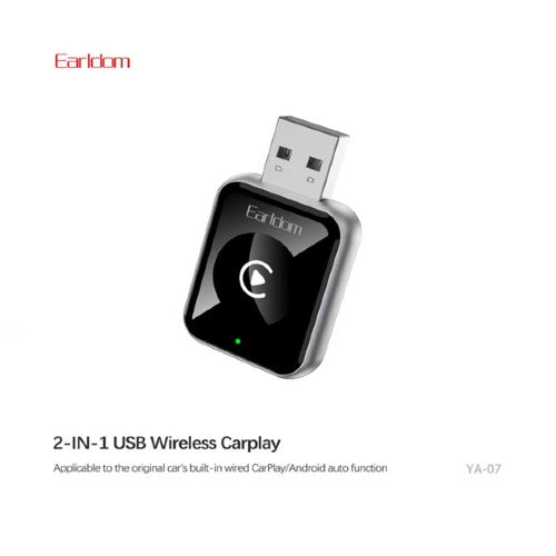 Earldom 2-in-1 USb Wireless Carplay YA-07