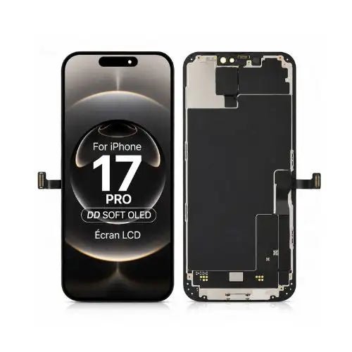 DD SOFT OLED Écran LCD iPhone 17 PRO Noir