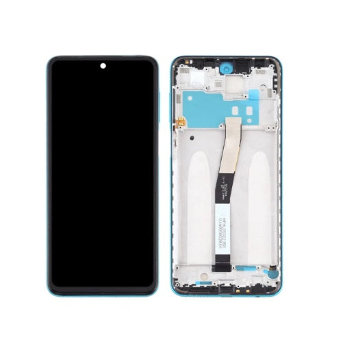 Original Avec châssis Écran Complet LCD Gris Redmi Note 9S / Note 9 PRO 4G (IND)
