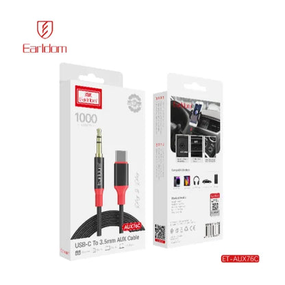 Earldom USB-C to 3.5mm Aux Cable ET-AUX76C